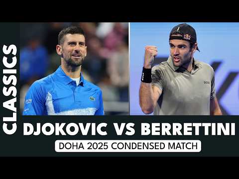 The Day Berrettini Stunned Djokovic! | Doha 2025 Condensed Match