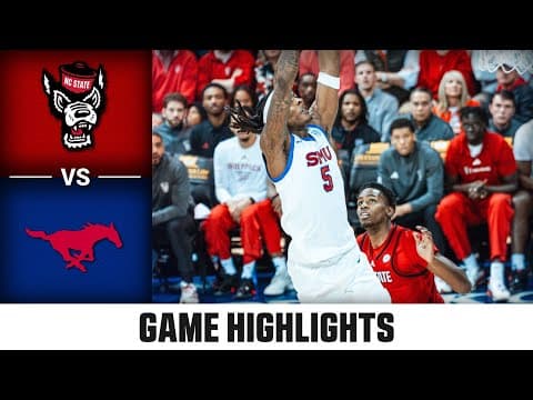 NC State vs. SMU Game Highlights | 2025-26 ACC Men's Basketball