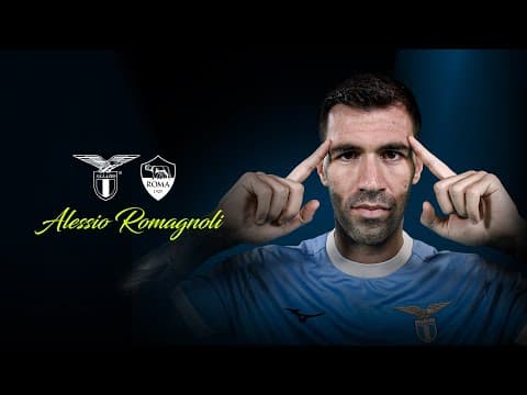📘 Alessio Romagnoli al match program di Lazio-Roma