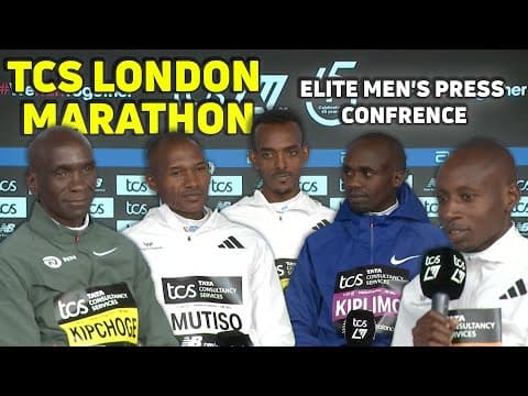 2025 TCS London Marathon Elite Men's Full Press Conference