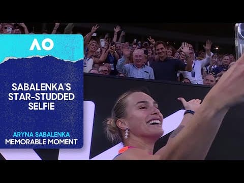Sabalenka's Star-Studded Selfie!