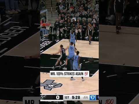 HB FOR THREE 3️⃣ #spurs #nba #harrisonbarnes