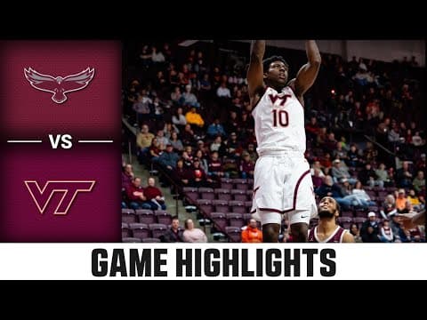 Maryland Eastern Shore vs. Virginia Tech Game Highlights | 2025-26 ACC Men's Basketball