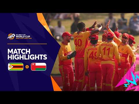 Zimbabwe v Oman | Match Highlights | T20WC 2026