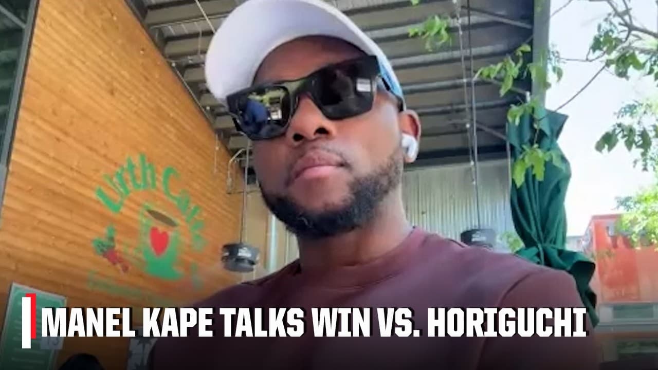 Manel Kape says he did everything to become ‘undeniable’ for a title shot | ESPN MMA