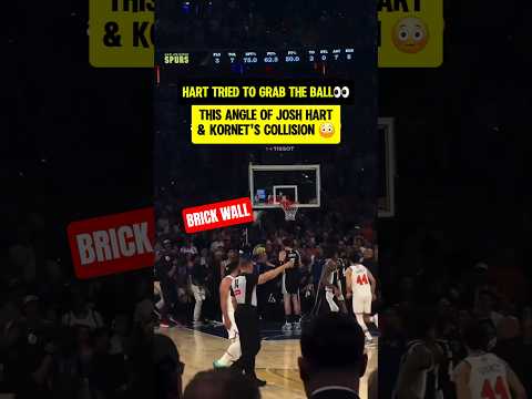 Josh Hart ran into a BRICK WALL🤨