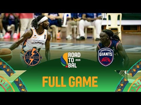 LIVE - Nairobi City Thunder v Johannesburg Giants | Africa Champions Clubs ROAD TO B.A.L. 2026