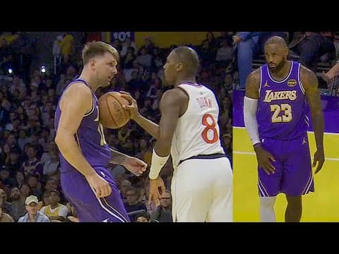 Kris Dunn SHOVES the ball into Luka’s chest and gets EJECTED 😱