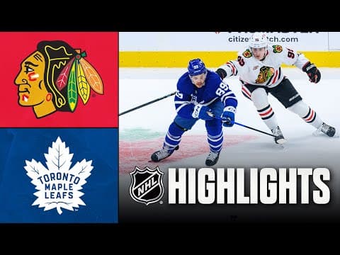 Blackhawks vs. Maple Leafs | NHL Highlights | December 16, 2025