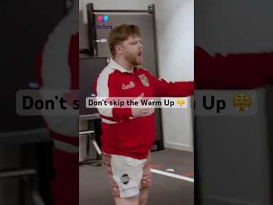 Don’t skip the Warm Up 😤