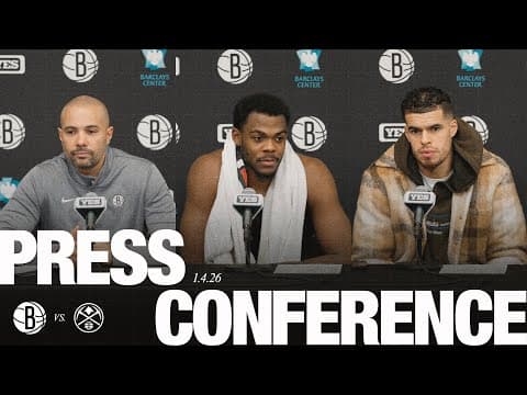 Jordi Fernández, Day'Ron Sharpe, and Michael Porter Jr. Discuss Win vs Denver