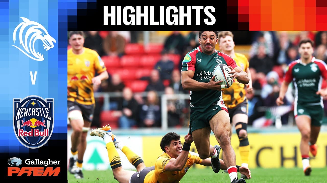 HIGHLIGHTS & REACTION: Leicester Tigers v Newcastle Red Bulls | 5 Hamer-Webb Tries! | Gallagher PREM