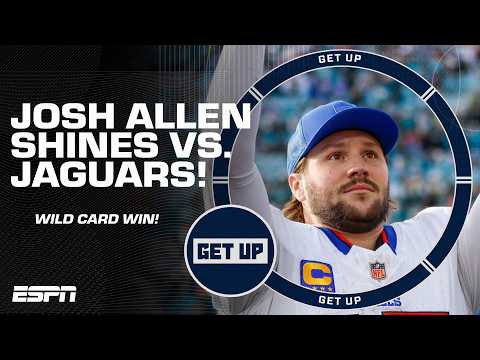 Damien Woody credits Josh Allen in win over Jags 😤 'He is ALL THE AVENGERS!' | Get Up