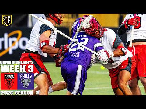 Carolina Chaos vs. Philadelphia Waterdogs Week 3 Game Highlights | 2026 Season
