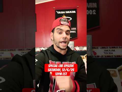Mark your calendars! Live special 12/6/25 at 12:pm EST #nba #shorts #miamiheatrumors