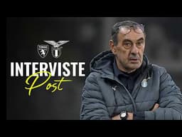 🗣️ LE INTERVISTE A MISTER SARRI E ISAKSEN | TORINO-LAZIO 2-0
