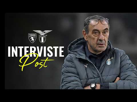 🗣️ LE INTERVISTE A MISTER SARRI E ISAKSEN | TORINO-LAZIO 2-0