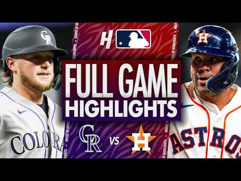 Colorado Rockies vs Houston Astros - FULL GAME HIGHLIGHTS 🔥 April 16, 2026 MLB Season