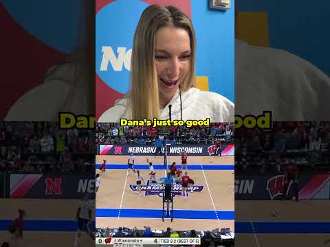 Sydney Hilley breaks down Wisconin VB's 2021 national title win 🏆 #shorts