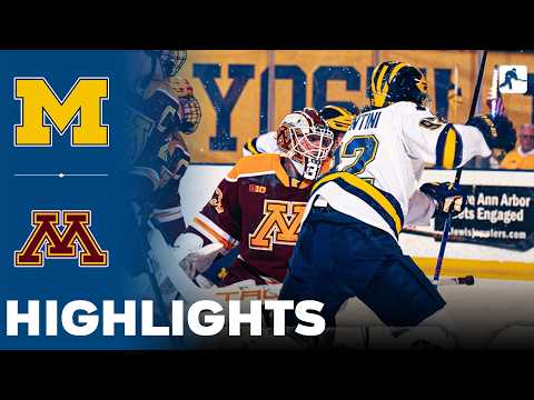 Michigan vs Minnesota | NCAA College Hockey | Highlights - February 26, 2026