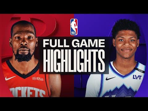 ROCKETS at JAZZ | FULL GAME HIGHLIGHTS | November 30, 2025