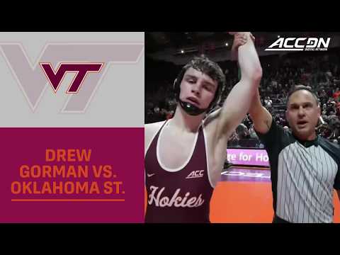 Virginia Tech's Drew Gorman Wins 149lbs Match vs. Oklahoma St. | 2026 ACC Wrestling