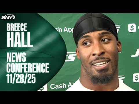 Breece Hall talks facing former Jets coach Jeff Ulbrich, close friend Bijan Robinson