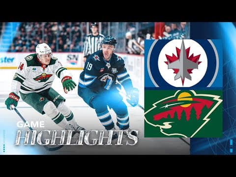 Winnipeg Jets vs. Minnesota Wild - Game Highlights