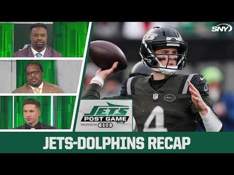 Bart Scott, Willie Colon, and Connor Rogers react to Jets' 34-10 loss to Dolphins