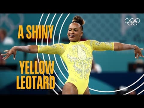 Rebeca Andrade’s yellow sparkly leotard is a symbol of resilience | The Vault Original Series