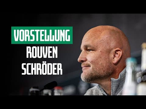 "Ich wollte unbedingt zu Borussia" 🎙️ Vorstellungs-PK von Rouven Schröder