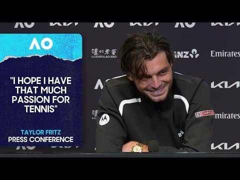 Taylor Fritz Press Conference | Australian Open 2026 Third Round
