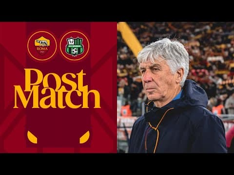 GIAN PIERO GASPERINI | INTERVISTA POST ROMA-SASSUOLO