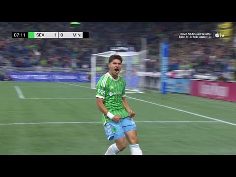 Obed Vargas BRACE Keeps Seattle Playoffs Run Alive! | 2025 Audi MLS Cup Playoffs