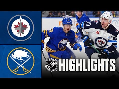 Jets vs. Sabres | NHL Highlights | December 01, 2025