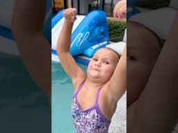 Swimming is making me strong #swimming #swim #pool #learntoswim #watersafety