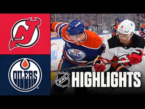 Devils vs. Oilers | NHL Highlights | January 20, 2026