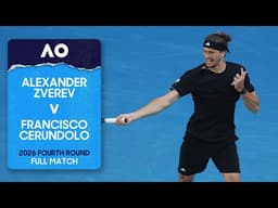 Alexander Zverev v Francisco Cerundolo Full Match | Australian Open 2026 Fourth Round