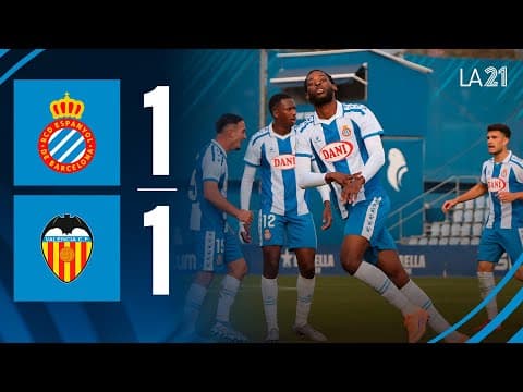RESUM | Espanyol B 1-1 Valencia Mestalla