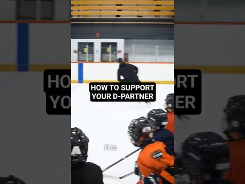 HOW TO SUPPORT YOUR D-PARTNER #hockeycoaching #hockeytraining