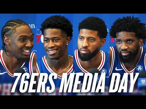 Philadelphia 76ers 2025 Media Day