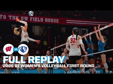 Wisconsin vs. Eastern Illinois: 2025 NCAA women's volleyball first round | FULL REPLAY