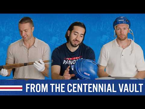 Mika, Gavi & Cools React to Old Hockey Equipment: From the Centennial Vault | Part 1