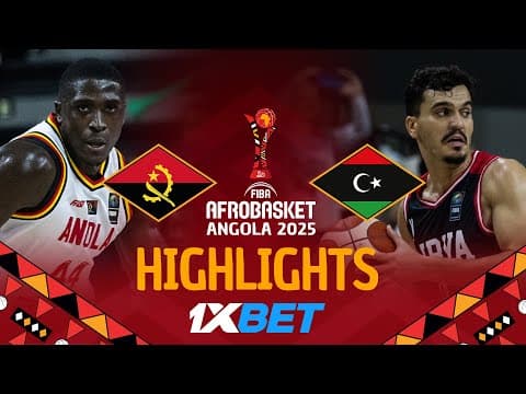 Angola 🇦🇴 vs Libya 🇱🇾 | 1XBET Highlights | #AfroBasket 2025