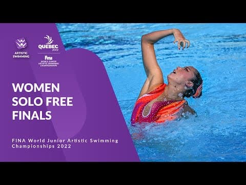 Women’s Solo Free FINAL | Stunning Routines | FINA Junior Artistic 2022