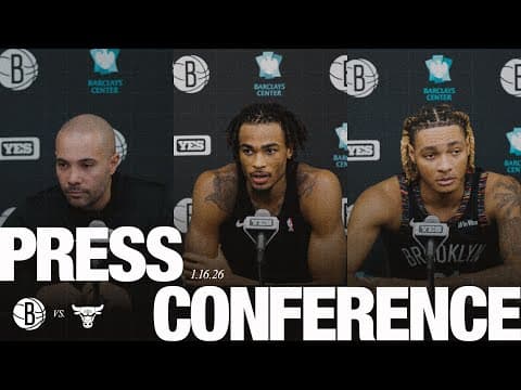 Jordi Fernández, Nic Claxton, and Noah Clowney Discuss Win vs Chicago