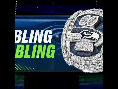 BLING! BLING! Seahawks receive their Super Bowl rings 🤩