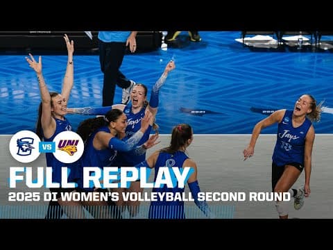 Creighton vs. Northern Iowa: 2025 NCAA volleyball second round | FULL REPLAY