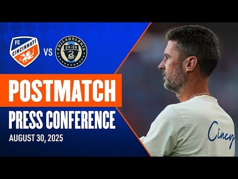 Postmatch Press Conference | Head Coach Pat Noonan | 8/30/25