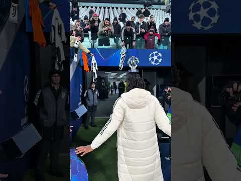 A SPECIAL MESSAGE FROM THE MVP THURAM #juventus #shorts #championsleague